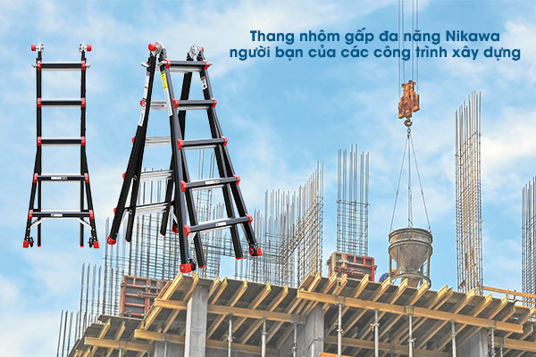 Thang nhôm đa năng cho công trình xây dựng
