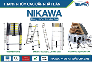 Thang nhôm Nikawa chất lượng hàng đầu