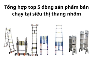 Tổng hợp top 5 dòng sản phẩm bán chạy tại siêu thị thang nhôm Tổng hợp top 5 dòng sản phẩm bán chạy tại siêu thị thang nhôm