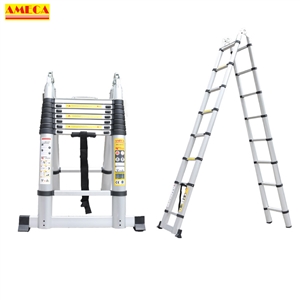 Thang nhôm rút đôi Ameca AMI-380 1.9m chữ A