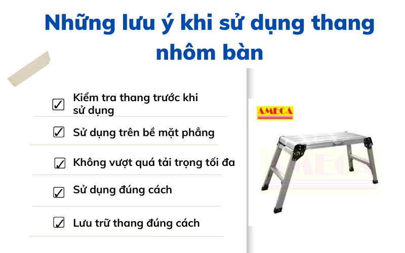 thang nhôm bàn