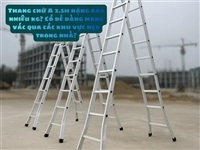 Thang chữ A 2.5m nặng bao nhiêu kg? Có dễ dàng mang vác qua các khu vực hẹp trong nhà?