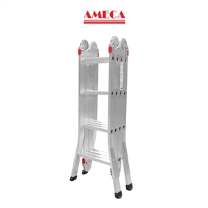 Thang nhôm gấp 4 đoạn Ameca AMC-M204C