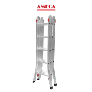 Thang nhôm gấp 4 đoạn Ameca AMC-M205C