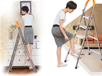 Thang Nhôm Ghế 4 Bậc Cho Người Lớn Tuổi Đảm Bảo An Toàn, Chống Trượt Thang Nhôm Ghế 4 Bậc Cho Người Lớn Tuổi Đảm Bảo An Toàn, Chống Trượt