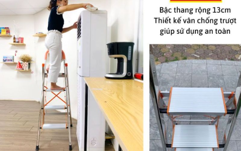 Thang nhôm ghế nào chất lượng hiện nay? 